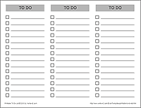 20 Printable To Do Lists And Task List Templates