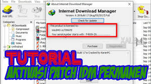 Internet download manager (idm) is a tool to increase downloadspeeds by up to 5 times, resume, and schedule downloads. Tutorial Cara Aktivasi Patch Idm Permanen Full Version 2017 Youtube