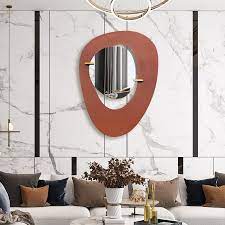 Large Asymmetrical Wall Mirror Decor