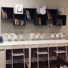 Doing up the room for your little one can be a trifle challenging. My Kids New Study Room Homeworkstation Ikea Eket Kids Study Room Kids Ikea Kids Desk Ikea Study