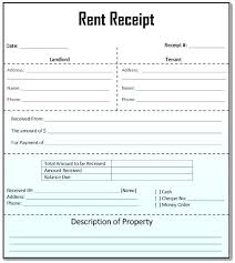 Receipt For Rent Template House Rent Receipt Sample
