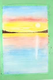 How To Paint A Sunset With Watercolors