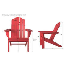 patio plastic adirondack chair