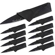 Maybe you would like to learn more about one of these? Garberiel 10 Pack Credit Card Knife Multifunction Folding Blade Knives Black Stainless Steel Blade And Pl In 2021 Credit Card Knife Black Stainless Steel Pocket Knife