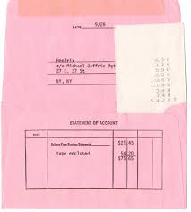 Lot 7 A Collection Of Receipts Invoices Belonging To Jimi Hendrix Inc The Flower Invoice To His Funeral September 1970