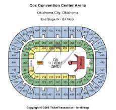 Cox Convention Center Tickets And Cox Convention Center