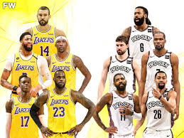 — shams charania (@shamscharania) november 19, 2020 mcgee had a player. The Full Comparison 2020 21 Los Angeles Lakers Vs 2020 21 Brooklyn Nets Fadeaway World
