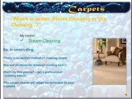 carpet cleaning steam cleaning vs