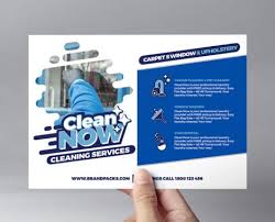 cleaning service flyer template in psd