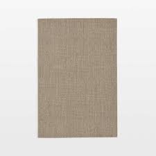 sisal herie taupe area rug crate