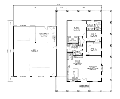 house plan 41889 barndominium style