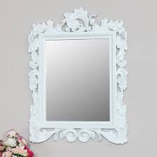 Get results from 8 search engines! Large Ornate White Wall Mirror 58cm X 78cm