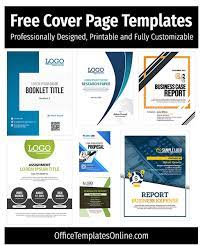 creative cover page templates for ms word