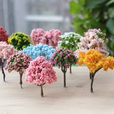 Mini Simulation Sakura Trees Miniature