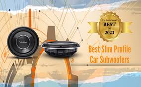 best shallow mount slim subwoofers in