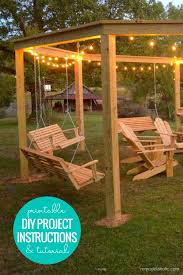 Diy Firepit Pergola For Swings