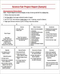 Sample Science Project Report 9 Examples In Word Pdf