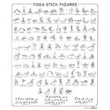 Yoga Stick Figure Chart Alphabetical