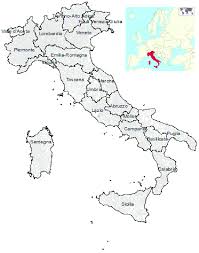 There are 15 ordinary and 5 autonomous regions in italy. Map Of Italy Illustrating The Boundaries Of Administrative Regions And Download Scientific Diagram