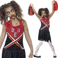 zombie cheerleader costume including