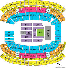 Gillette Stadium Seating Chart Concert Explicit Map Of