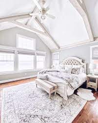 9 white beams on vaulted ceiling you ll
