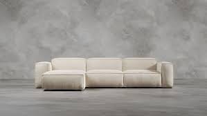 Quality Modular Sofa Velvet British