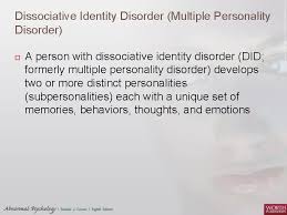 It was earlier referred to as multiple personality disorder. Is Multiple Personality Disorder Hereditary