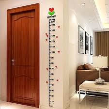 Growth Chart Art Hanging Wooden Height Growth Chart For Boys