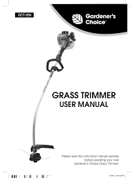 gardener s choice gct 260 user manual