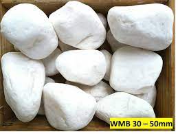 Wmb White Marble Pebble Big