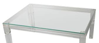 A B Home Diaphan Contemporary Glass Top