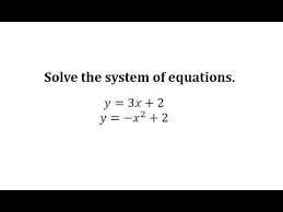 Solve A System Of Equations Nar