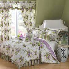 Waverly Sweet Violets 3pc Twin Quilt