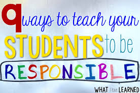 Teach Responsibility In The Elementary Classroom