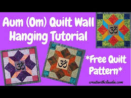 Aum Or Om Quilted Wall Hanging Free