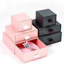 pink rectangular jewellery paper gift bo