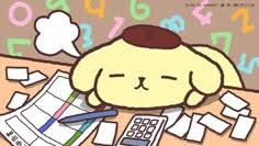 pompompurin studying