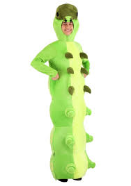 green caterpillar costume