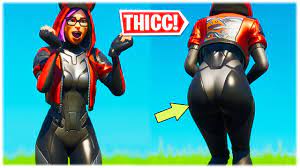 FORTNITE THICC *LYNX* SKIN SHOWCASED (REPLAY THEATRE) 😍❤️ - YouTube