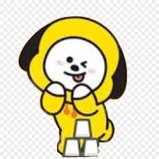 BTS Sticker Mặt Mình Giấy K-pop - bt21 Hình dán png tải về - Miễn phí trong  suốt Màu Vàng png Tải về.