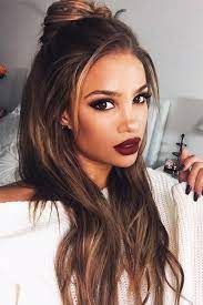 Brush the mane, part it in the middle, and start wrapping the hair in sections around the head like it is shown here. 60 Straight Hairstyles For Long Hair Lovehairstyles Com Hair Styles Easy Hairstyles For Long Hair Long Hair Styles