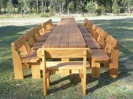 large custom made tables outdoor