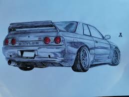 Here presented 41+ jdm car drawing images for free to download, print or share. Car Drawings Zilla Thumbsup Gtr Jdm Japan Facebook