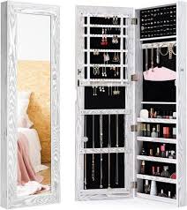 Jewelry Armoire With Mirror Hanging