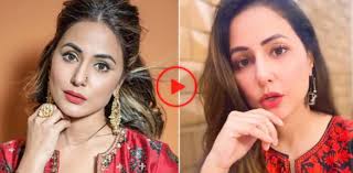 indian actress hina khan funny video on