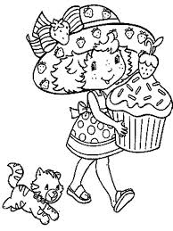 Lets coloring strawberry shortcake pages! Strawberry Shortcake Ballerina Coloring Pages The Following Is Our Collection Of Cute Strawberry Shortcake Coloring Page You Are Free To Download Warna Gambar