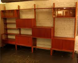 Freestanding Teak Wall Unit From Norway