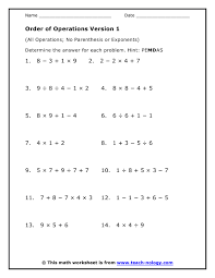Order Of Operations Lessons Blendspace
