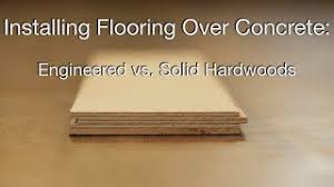 hardwood floors over concrete you